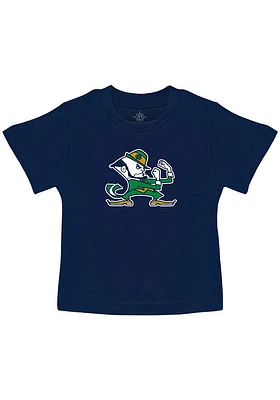 Notre Dame Fighting Irish Infant Primary Logo Short Sleeve T-Shirt Navy Blue