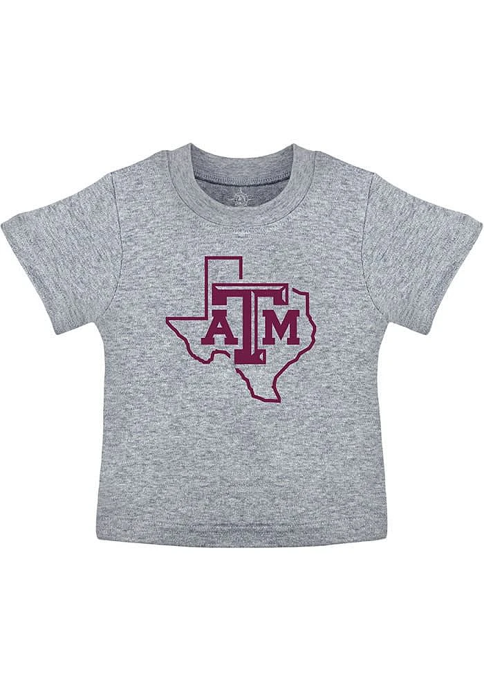 Texas A&M Aggies Toddler Grey Primary Logo Short Sleeve T-Shirt