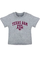 Texas A&M Aggies Toddler Grey Arch Wordmark Short Sleeve T-Shirt
