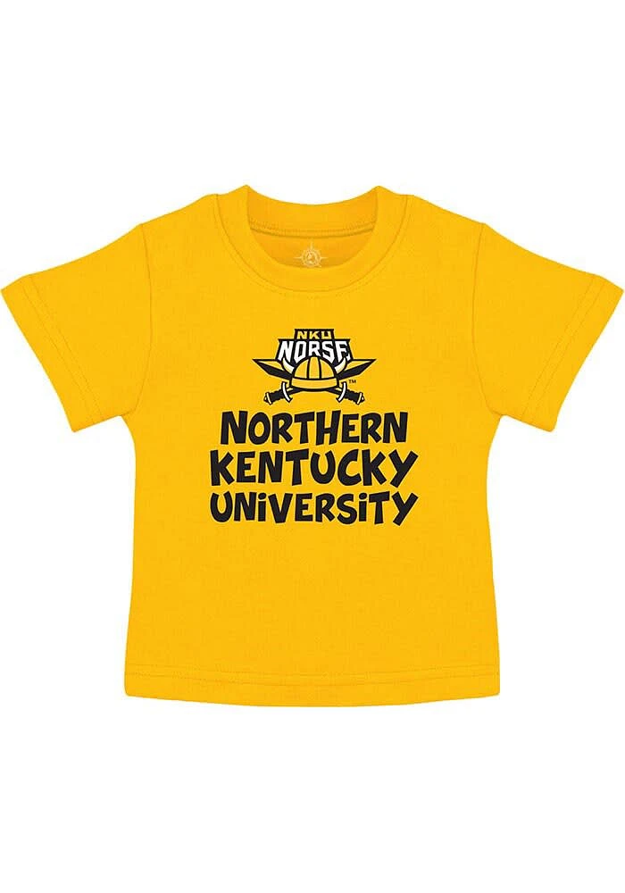 Northern Kentucky Norse Toddler Gold Playful Short Sleeve T-Shirt