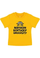 Northern Kentucky Norse Toddler Gold Playful Short Sleeve T-Shirt