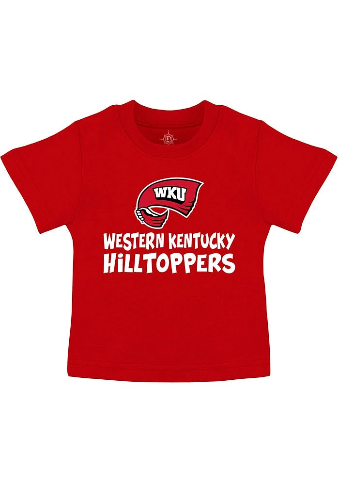 Western Kentucky Hilltoppers Toddler Red Playful Short Sleeve T-Shirt