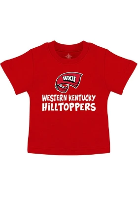 Western Kentucky Hilltoppers Toddler Red Playful Short Sleeve T-Shirt