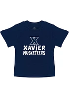 Xavier Musketeers Toddler Navy Blue Playful Short Sleeve T-Shirt