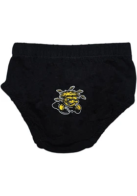 Wichita State Shockers Baby Black Mascot Bottoms Underwear