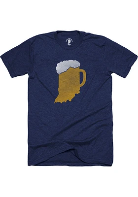 Indiana Navy Blue Drink Short Sleeve Fashion T Shirt
