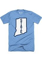 Indiana State Sycamores Blue Shape Short Sleeve Fashion T Shirt