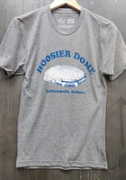 Indianapolis Grey Hoosier Dome Short Sleeve Fashion T Shirt