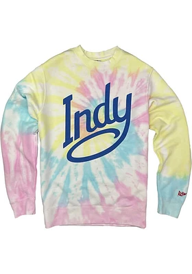 Indianapolis Mens Pink INDY Long Sleeve Crew Sweatshirt
