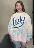 Indianapolis Mens Pink INDY Long Sleeve Crew Sweatshirt