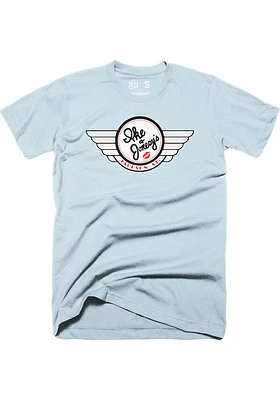 Indianapolis Light Blue Ike and Jonesys Short Sleeve T Shirt