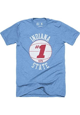 Indiana State Sycamores Blue BASKETBALL Short Sleeve Fashion T Shirt