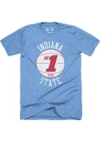 Indiana State Sycamores Blue BASKETBALL Short Sleeve Fashion T Shirt