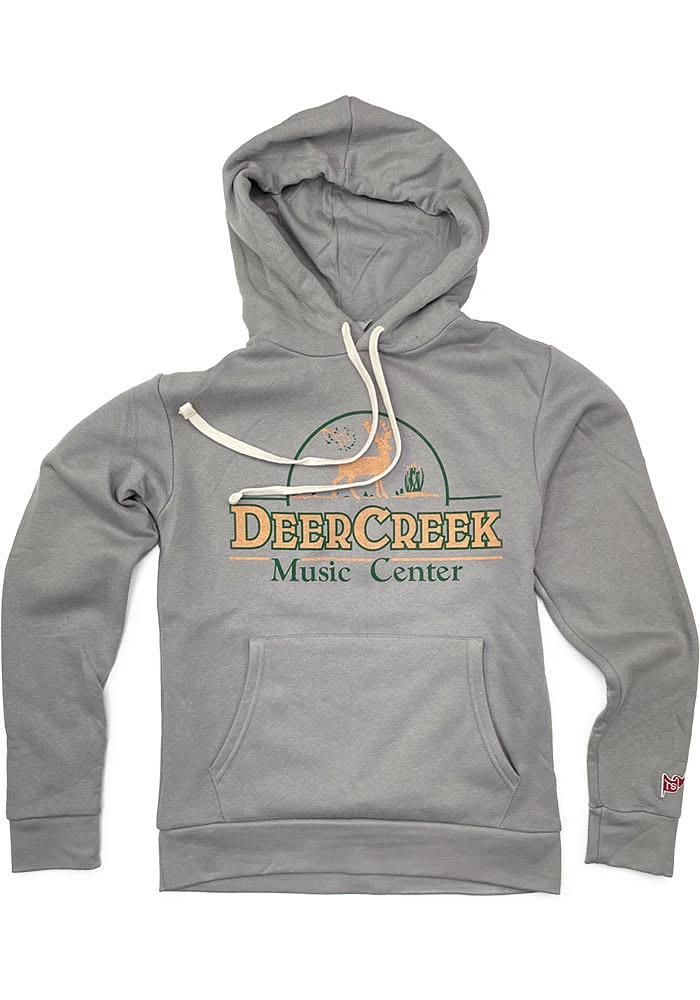 Indianapolis Mens Grey Deer Creek Long Sleeve Hoodie