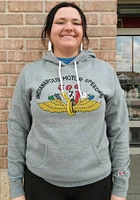 Indy 500 Mens Grey Long Sleeve Hoodie