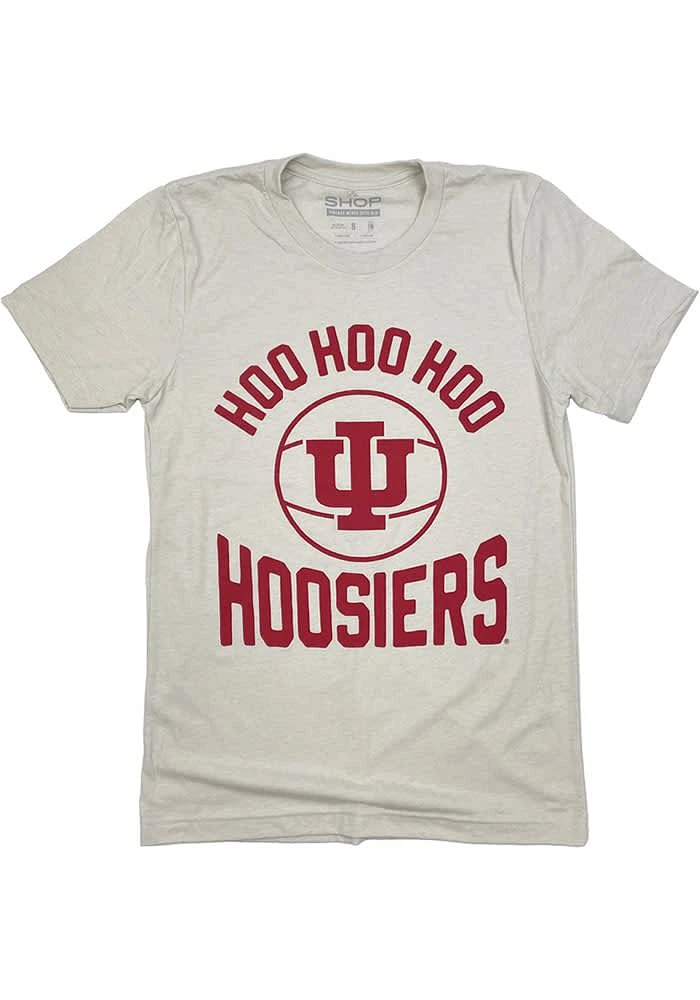 Indiana Hoosiers White Hoo Short Sleeve T Shirt