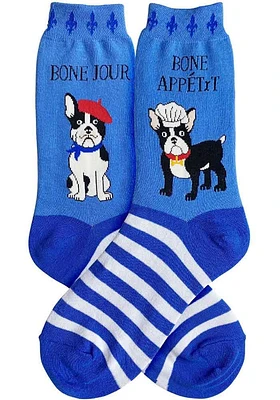 Local Gear French Bulldog Mens Dress Socks