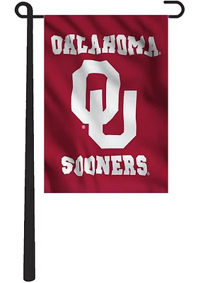 Oklahoma Sooners 13x18 Red Garden Flag - Crimson