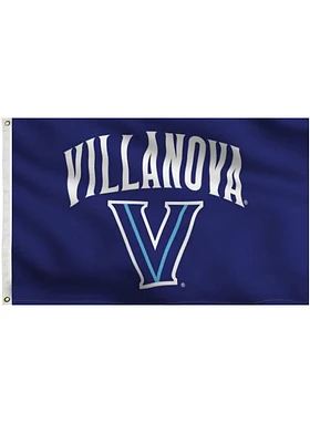 Villanova Wildcats 3x5 Blue Grommet Silk Screen Grommet Flag - Navy Blue