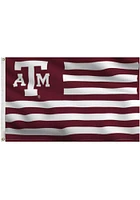 Texas A&M Aggies 3x5 Maroon, White Grommet Silk Screen Grommet Flag - Maroon