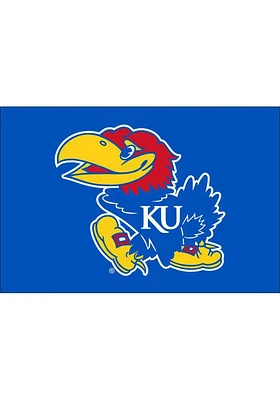 Kansas Jayhawks 12x18 Silk Screen Boat Flag