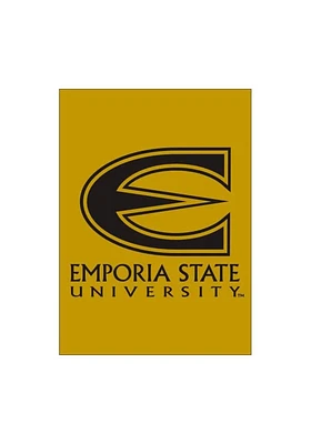 Emporia State Hornets 30x40 Gold Silk Screen Banner