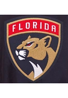 Mens Florida Panthers Reversible Hooded Heavyweight Jacket - Navy Blue