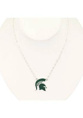 Michigan State Spartans Bling Necklace