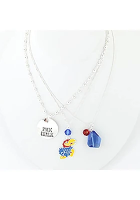 Kansas Jayhawks Trio Necklace