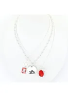 Ohio State Buckeyes Trio Necklace