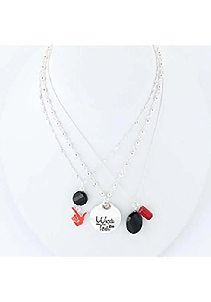 Texas Tech Red Raiders Trio Necklace