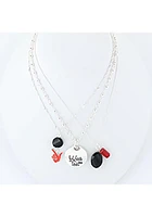 Texas Tech Red Raiders Trio Necklace