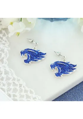 Kentucky Wildcats Crystal Logo Womens Earrings