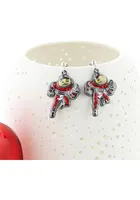 Ohio State Buckeyes Brutus Crystal Logo Womens Earrings