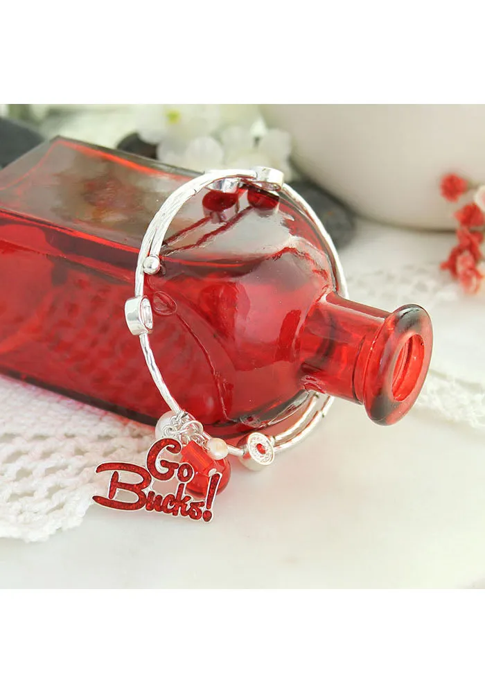 Ohio State Buckeyes Slogan Womens Bracelet