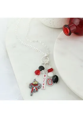 Ohio State Buckeyes Crystal Mascot Logo Necklace