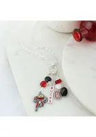 Ohio State Buckeyes Crystal Mascot Logo Necklace