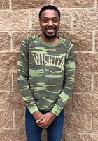 Alternative Apparel Wichita Mens Green Champ Crew Long Sleeve Sweatshirt