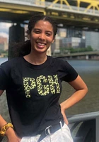 Alternative Apparel Pittsburgh Womens Black PGH Short Sleeve T-Shirt