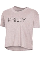 Alternative Apparel Philadelphia Womens Pink Disconnected Short Sleeve T-Shirt