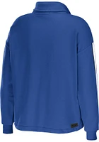 WEAR by Erin Andrews Indianapolis Colts Womens Blue Bungee Qtr Zip