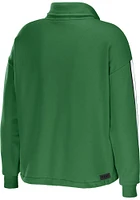 WEAR by Erin Andrews Dallas Stars Womens Green Bungee Qtr Zip