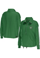 WEAR by Erin Andrews Dallas Stars Womens Green Bungee Qtr Zip