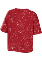 WEAR by Erin Andrews Detroit Red Wings Womens Bleach Short Sleeve T-Shirt