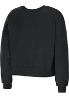 WEAR by Erin Andrews Kansas City Chiefs Womens Black Cropped Crew Sweatshirt