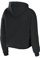 WEAR by Erin Andrews Chicago Bears Womens Black Cropped Hooded Sweatshirt