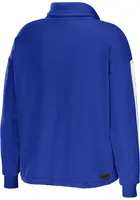 WEAR by Erin Andrews Kentucky Wildcats Womens Blue Cinch Waist 1/4 Zip Pullover