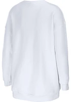 WEAR by Erin Andrews Oklahoma Sooners Womens White Seal Crew Sweatshirt