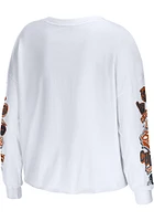 WEAR by Erin Andrews Chicago Bears Womens White Celebration LS Tee