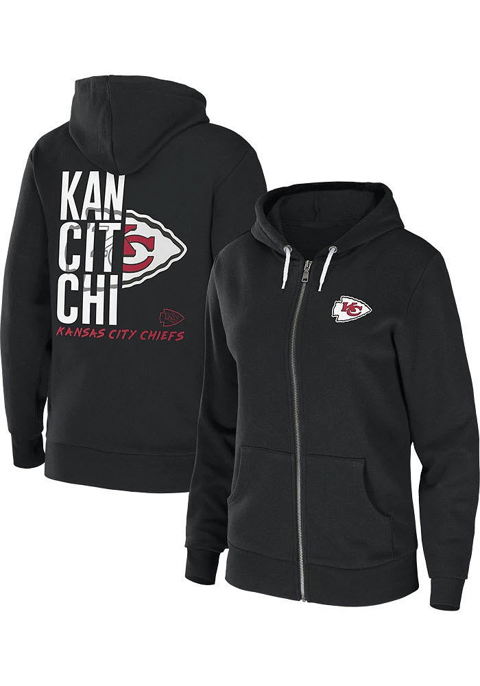 WEAR by Erin Andrews Kansas City Chiefs Womens Red Full Long Sleeve Zip Jacket